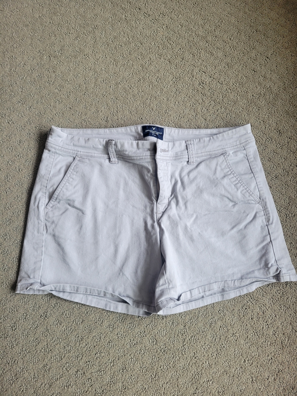 Light White Almost Grey Shorts